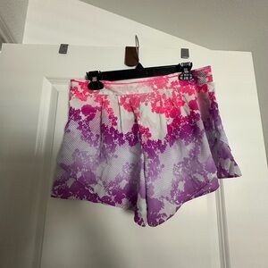 L'Amour Pink and Purple Ombre Shorts